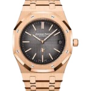 오데마피게 로얄오크 Jumbo 39mm 16202OR.OO.1240OR.02(Royal Oak Extra Thin) Full Rose Gold Black Dial[ZF]