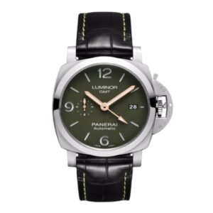 파네라이 루미노르 GMT 44mm PAM01056 Steel Leather strap Green Dial[VS]