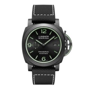 파네라이 루미노르 Marina 44mm PAM01118 Black Carbon Fiber Black Canvas Black Dial[VS]