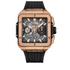 위블로 스퀘어뱅 42mm 821.OX.0180.RX Rose Gold Rubber Strap Skeletonized Dial[BBF]