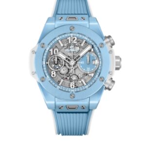 위블로 빅뱅 Unico 45mm 441.EX.5120.RX Light Blue Ceramics Light Blue Rubber Strap Light Blue Skeletonized[BBF]