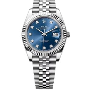 롤렉스 데이저스트 41mm 126334-0016 White Gold&904L Blue Diamond Dial Jubilee[ARF]