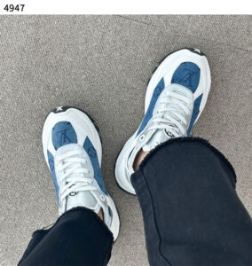 [국내배송]루이비통 [LOUIS VUITTON] 수입프리미엄급 런55 데님 스니커즈