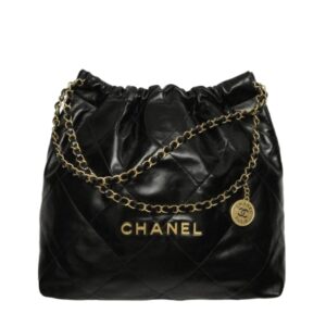 [탑티어/해외배송]샤넬 *정품가죽* 22백 미디엄 핸드백(블랙/금장/카프스킨)