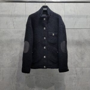 [국내배송]셀린느 로고 장식 양털 자켓 (트위드 ST)