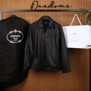 [국내배송]프라다 가죽 셔츠 재킷
