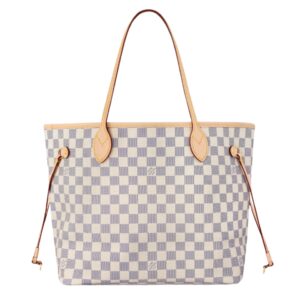 [럭셔리/해외배송]루이비통 네버풀 MM 다미에 아주르(로즈 베이지)