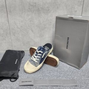 [국내배송]발렌시아가 스니커즈 데님뮬