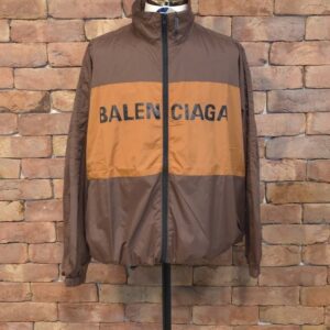 [국내배송]발렌시아가 로고라인 세미 오버핏 윈드브레이커