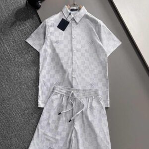 [국내배송]루이비통 다미에 반팔 셔츠 & 팬츠 세트