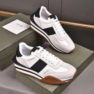 [국내배송]톰포드 제임스 레더 스웨이드 검흰