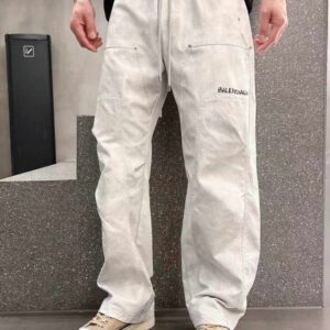 [국내배송]발렌시아가 2025SS 세미와이드 밴딩팬츠