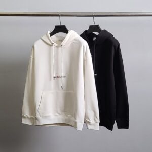 [국내배송]생로랑 로고레터링 코튼 후드티