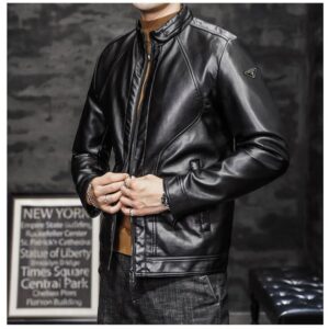 [국내배송]프라다 바스티웨이브 레더자켓