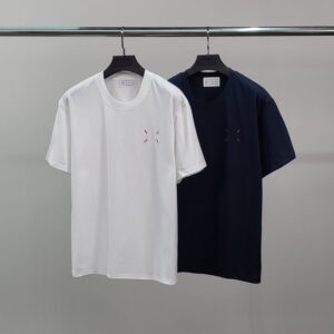 [국내배송]마르지엘라 로고자수 코튼 반팔티