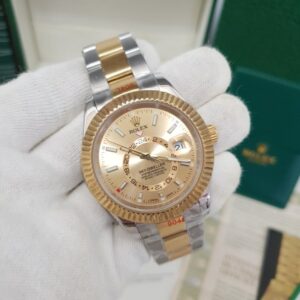 [국내배송]로렉스 스카이드웰러 금판 콤비