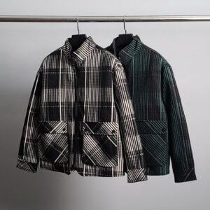 [국내배송]메종 마르지엘라 덕다운 타탄체크 패딩 자켓