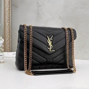 [국내배송]생로랑 모노그램 루루백 스몰 블랙 금장