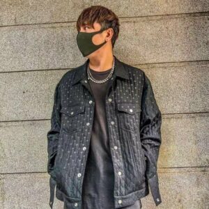 [국내배송]샤넬 로고 블랙 자켓