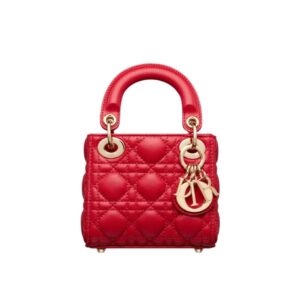 [탑티어/해외배송]디올 레이디 디올 마이크로 백(레드/까나쥬/램스킨)
