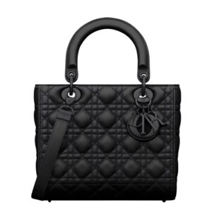 [탑티어/해외배송]디올 레이디 디올 미디엄 백(울트라 매트 블랙/까나쥬/램스킨)