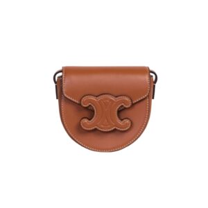 [프리미엄/해외배송]셀린느 퀴르 트리옹프 베사체 미니(탠)